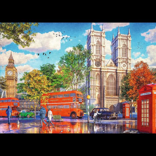 PUZZLE TREFL 1000 PREMIUM PLUS TEA TIME VEDERE DIN LONDRA VIV10805