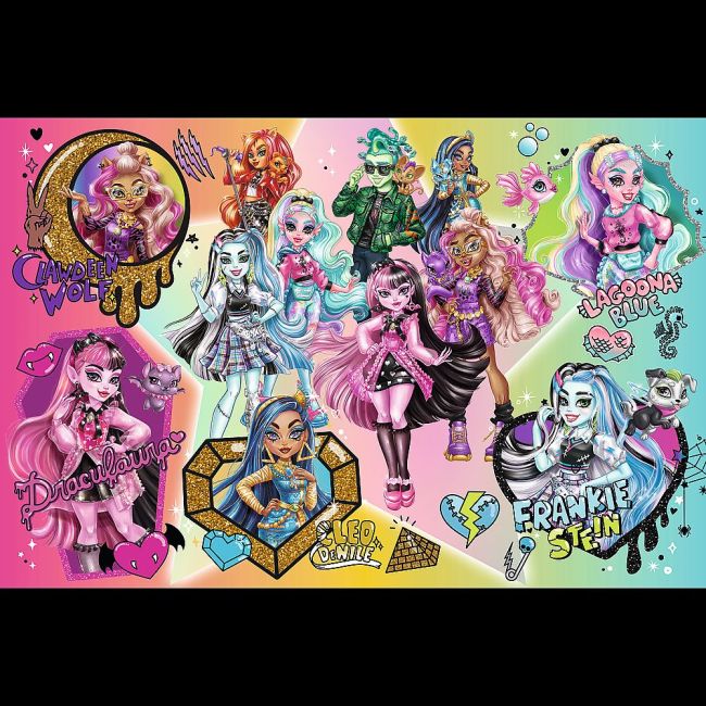 PUZZLE TREFL 300 MONSTER HIGH ZOMBI IN TOP VIV23027