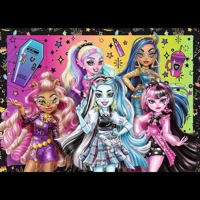 PUZZLE TREFL 4IN1 MONSTER HIGH O ZI ELECTRIZANTA VIV34655