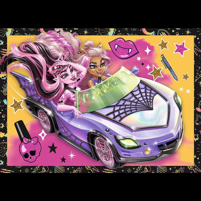 PUZZLE TREFL 4IN1 MONSTER HIGH O ZI ELECTRIZANTA VIV34655