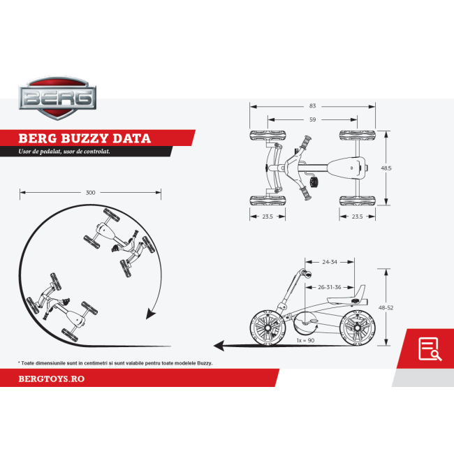 Kart BERG Buzzy Bloom 2 in 1
