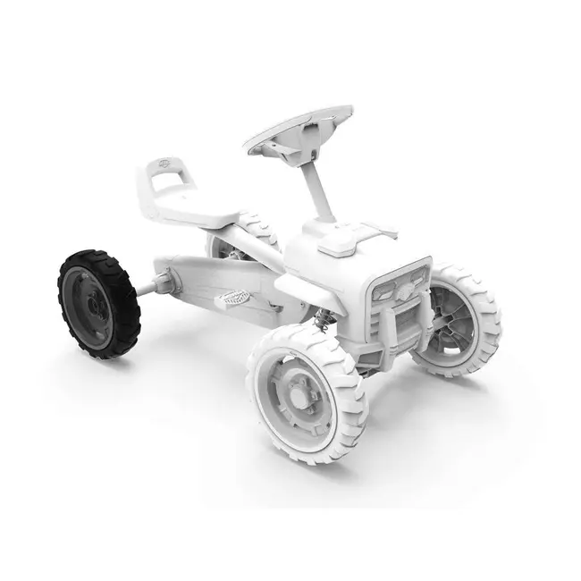 Roata 9x2 Cross - Gri/Negru Spate Dreapta Kart BERG Buzzy Police