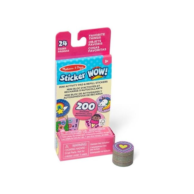 Activitati cu autocolante sticker wow mini obiecte favorite - okemd50926