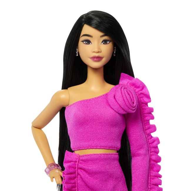 BARBIE DELUXE STYLE PAPUSA BARBIE BRUNETA CU PICIOR PROTETIC VIVMTHYV26