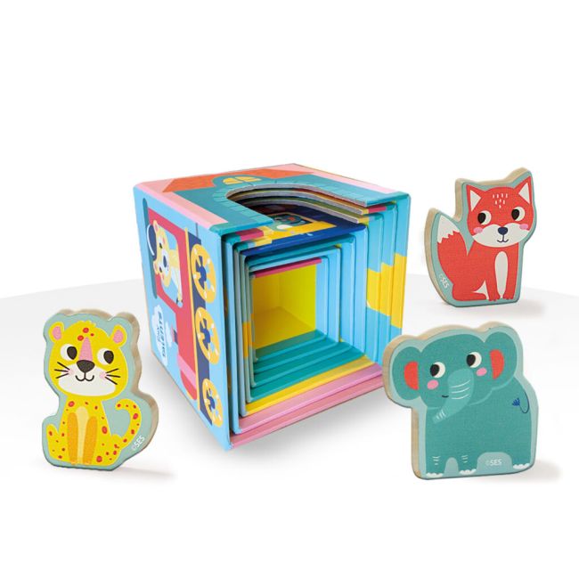 Jucarie de stivuit - turn cu figurine animale sa13142