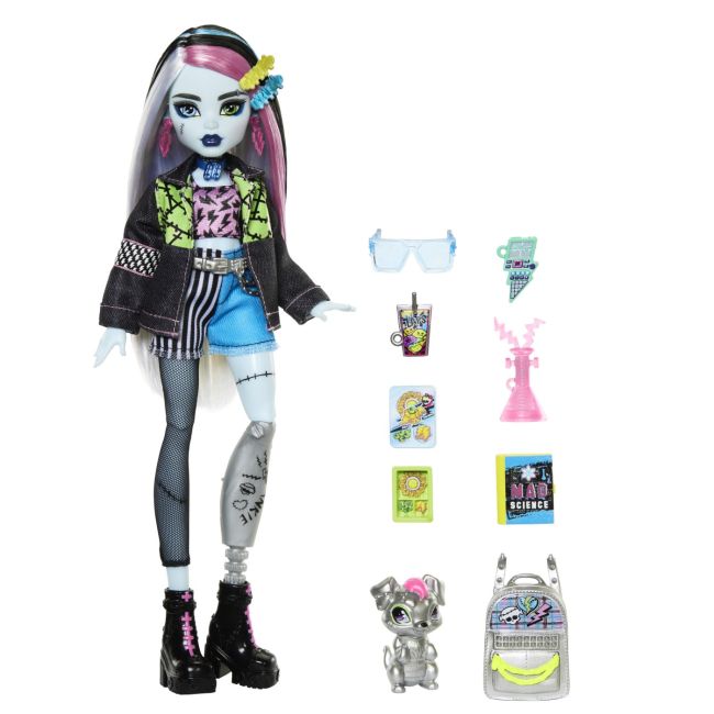MONSTER HIGH PAPUSA FRANKIE STEIN SI ANIMALUT WATZIE VIVMTHXH73