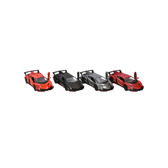 Masinuta lamborghini veneno, die-cast, scara 1 la 36, lungime 13 cm - okegoki12318