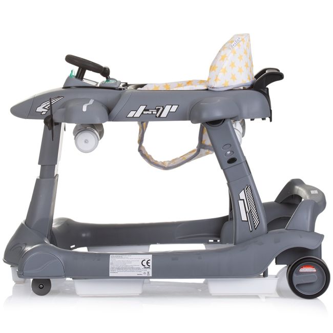 Premergator chipolino airplane 3 in 1 grey hubprap02402gy