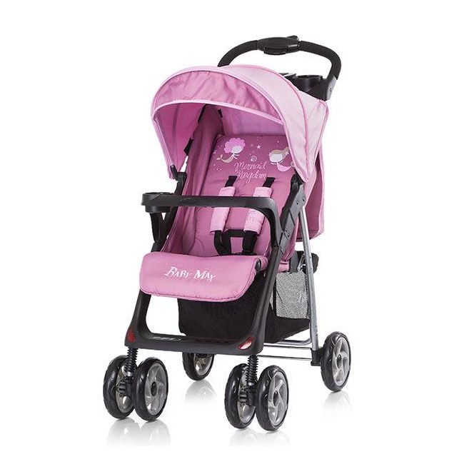 Carucior Baby Max Nicole 2 in 1 cu scaun auto mermaids - HUBKKNI01502ME