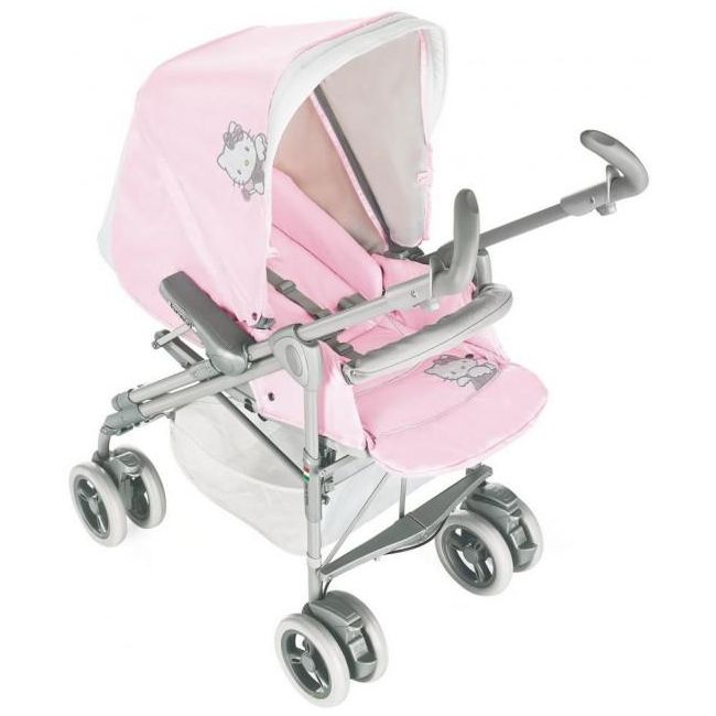 Carucior copii 3in1 Hello Kitty Millestrade Roz - HPB745-022