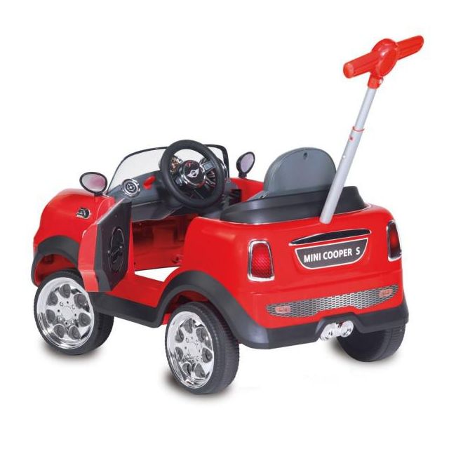 Masinuta copii Mini Cooper cu maner de impins - HPB1612R
