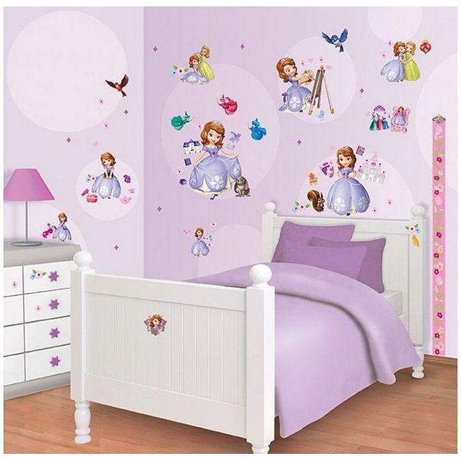 Stickere Decorative Walltastic - Sofia Disney Intai  (Disney Sofia the First) - GFK034