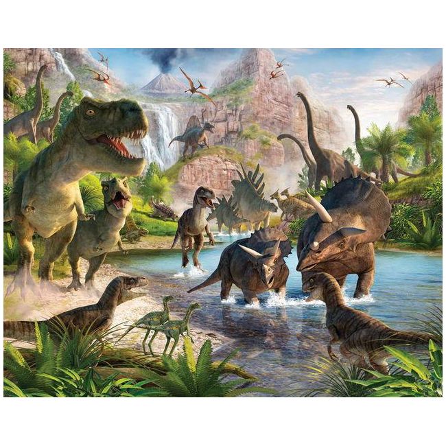 Tapet Copii Walltastic - Lumea Dinozaurilor (Dinosaur Land) - GFK024