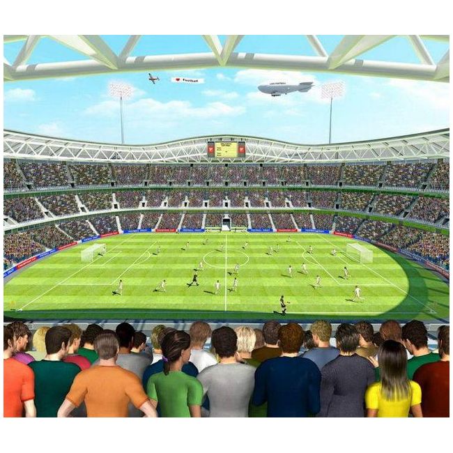 Tapet Copii Walltastic - Stadionul de Fotbal (Football Crazy) - GFK023