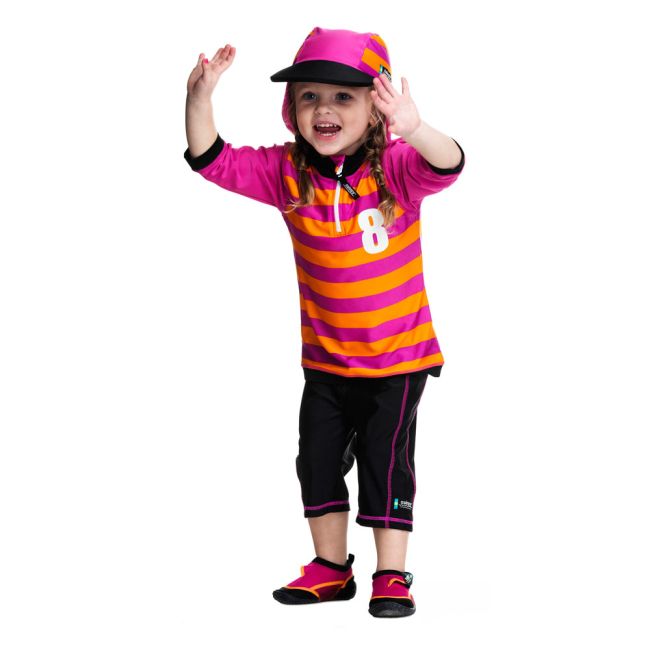 Costum de baie Sport pink marime 92- 104 protectie UV Swimpy SUPswimpy SP6002P