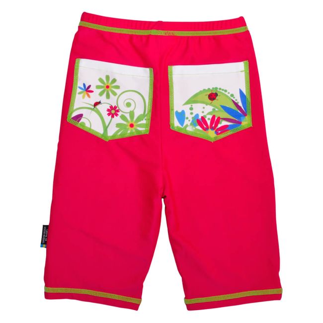 Pantaloni de baie Flowers marime 98- 104 protectie UV Swimpy SUPswimpy 34-FL8002