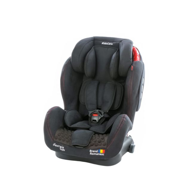 Scaun auto Georgia cu Isofix si Top Tether Negru KidsCare SUPkc_georgia_negru