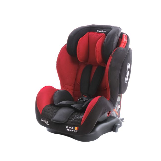 Scaun auto Georgia cu Isofix si Top Tether Rosu KidsCare SUPkc_georgia_rosu