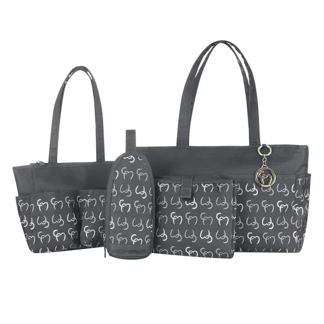 Set geanta multifunctionala Nicole Asphalt Clevamama SUPclvm_DU-7602
