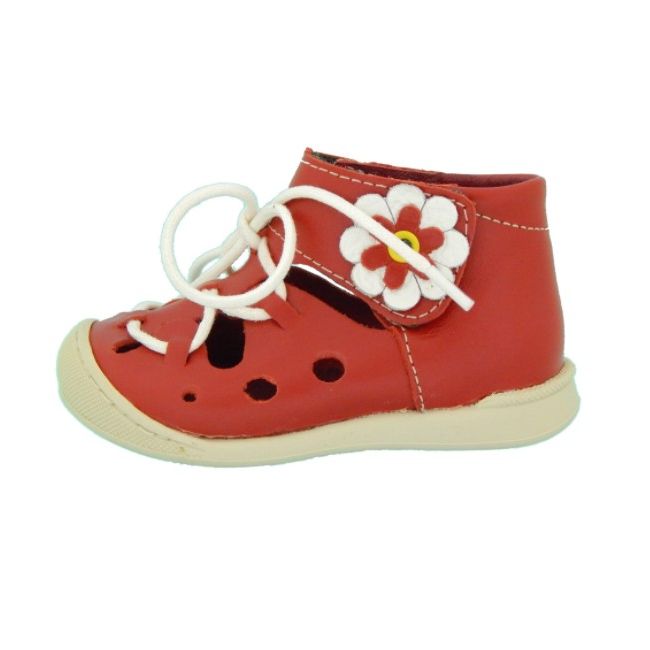 Sandale de exterior din piele BabyFox Tahiti Rosu - FOX111