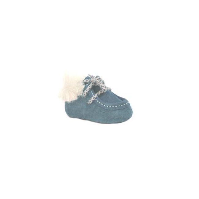 Mocasini cu blanita BabyFox Bleumarin - FOX123654-1