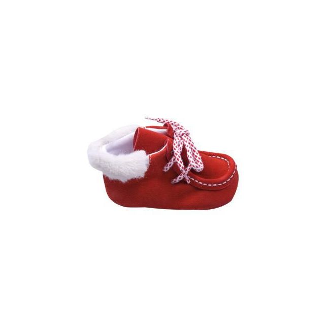 Mocasini cu blanita BabyFox Rosu - FOX123654-2