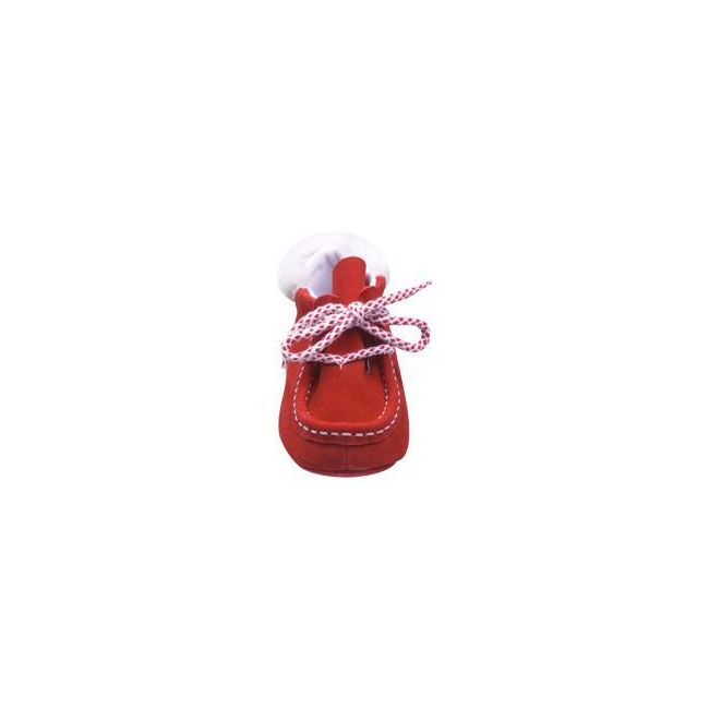 Mocasini cu blanita BabyFox Rosu - FOX123654-2