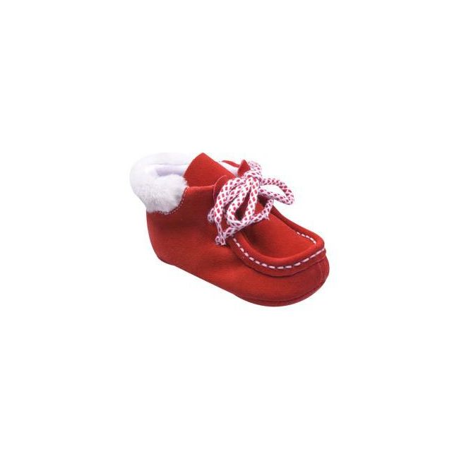 Mocasini cu blanita BabyFox Rosu - FOX123654-2
