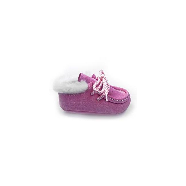 Mocasini cu blanita BabyFox Roz - FOX123654-3