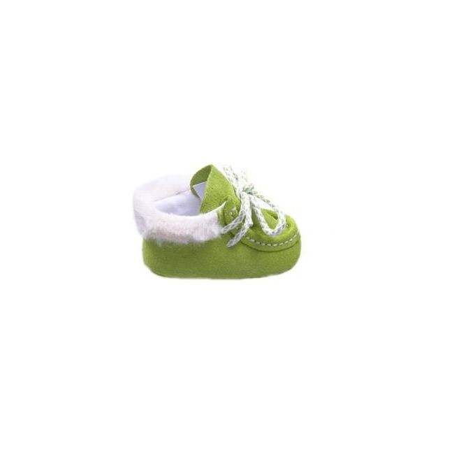 Mocasini cu blanita BabyFox Verde - FOX123654