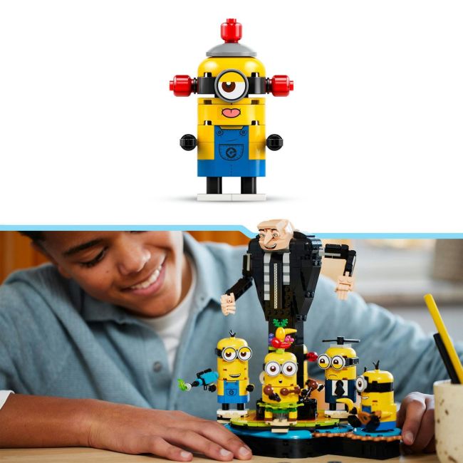 LEGO DESPICABLE ME4 GRU SI MINIONII DIN CARAMIZI 75582 VIVLEGO75582