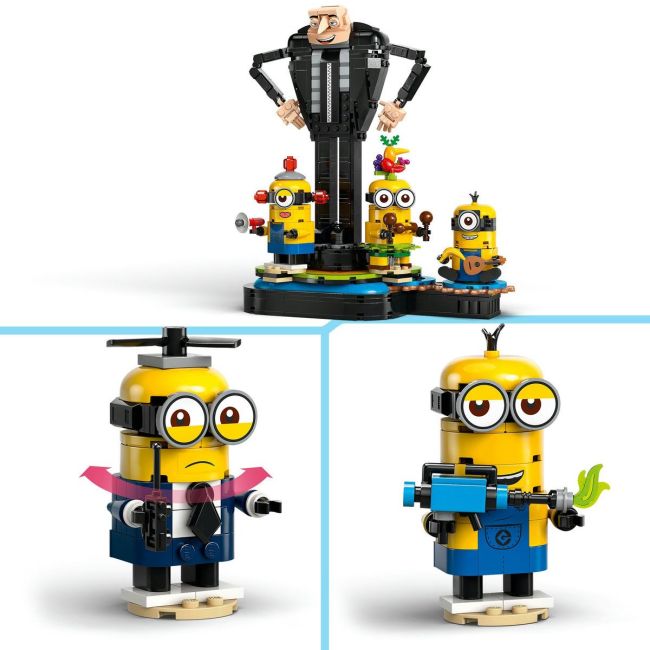 LEGO DESPICABLE ME4 GRU SI MINIONII DIN CARAMIZI 75582 VIVLEGO75582
