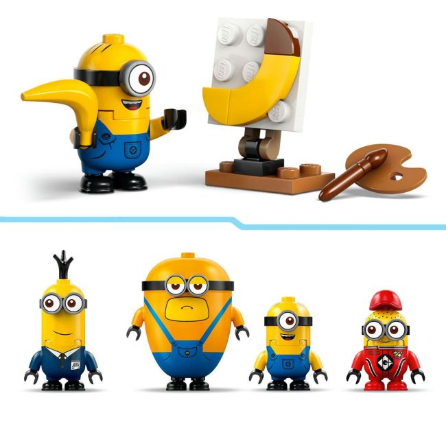 LEGO DESPICABLE ME4 MINIONII SI MASINA BANANA 75580 VIVLEGO75580