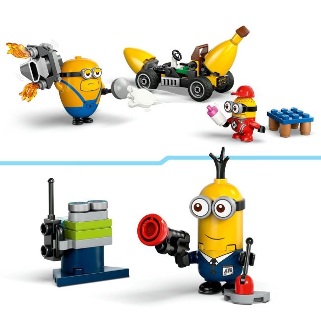 LEGO DESPICABLE ME4 MINIONII SI MASINA BANANA 75580 VIVLEGO75580