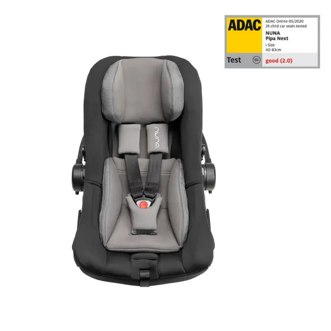 Nuna - scoica auto i-size pipa next caviar, nastere - 83 cm, testata adac bbbcs10218cvrgl