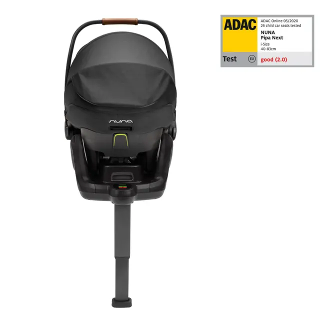Nuna - scoica auto i-size pipa next caviar, nastere - 83 cm, testata adac bbbcs10218cvrgl