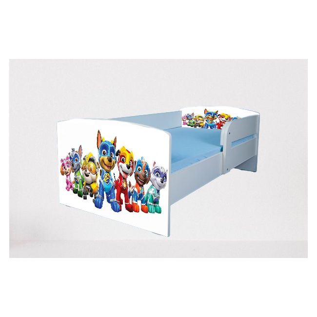 Patut Pentru Baieti 2-6 Ani Patrula Catelusilor White fara saltea PTV4615FS60