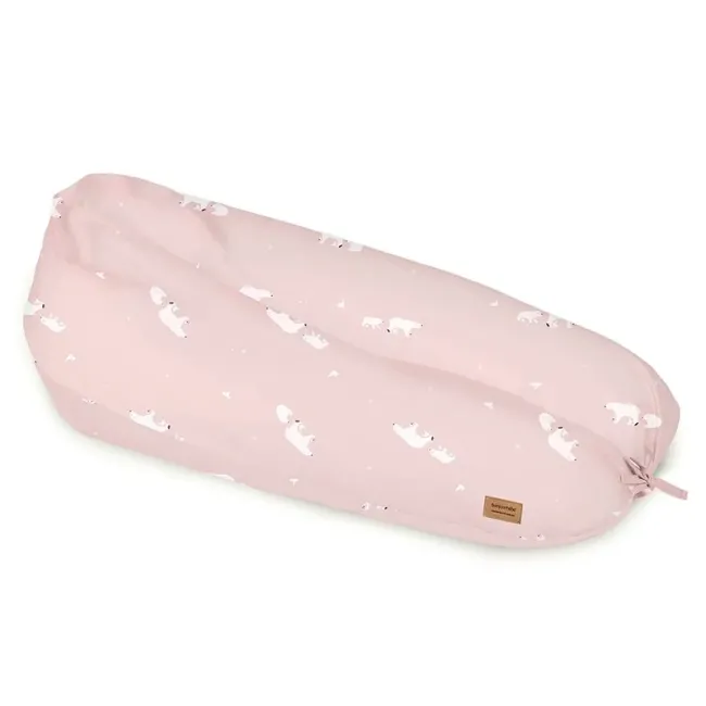 Perna Pentru Gravide Si Alaptare, Husa Detasabila Din Bumbac 100%, 190 Cm, Pink Polaris Pjb28pl52-037