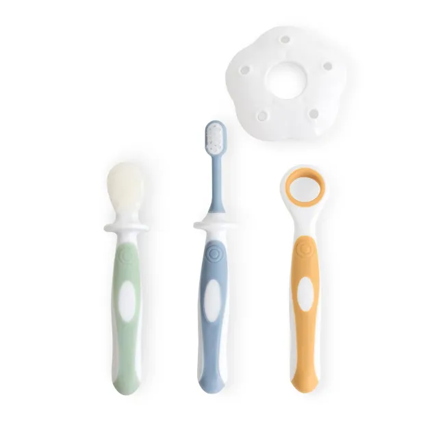 Set De Igiena Orala, 4 Piese, 6 Luni-3 Ani, Dusty Blue Pjb39261