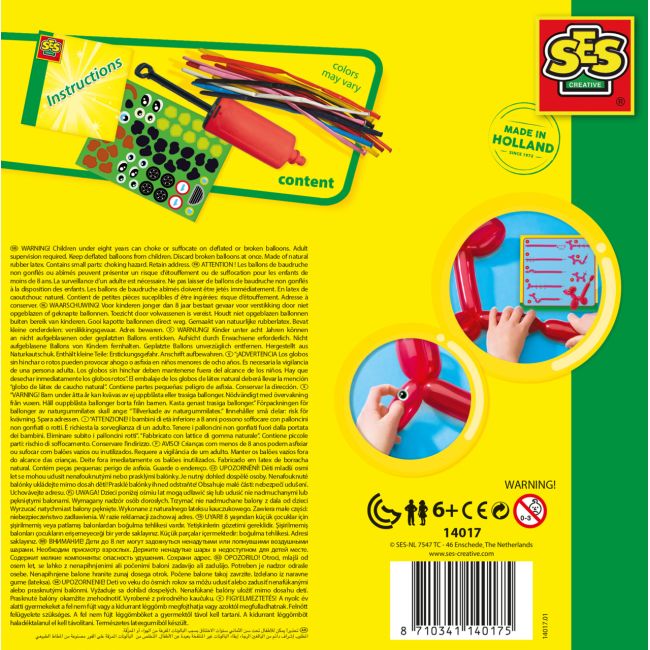 Set baloane pentru modelat - twisting sa14017