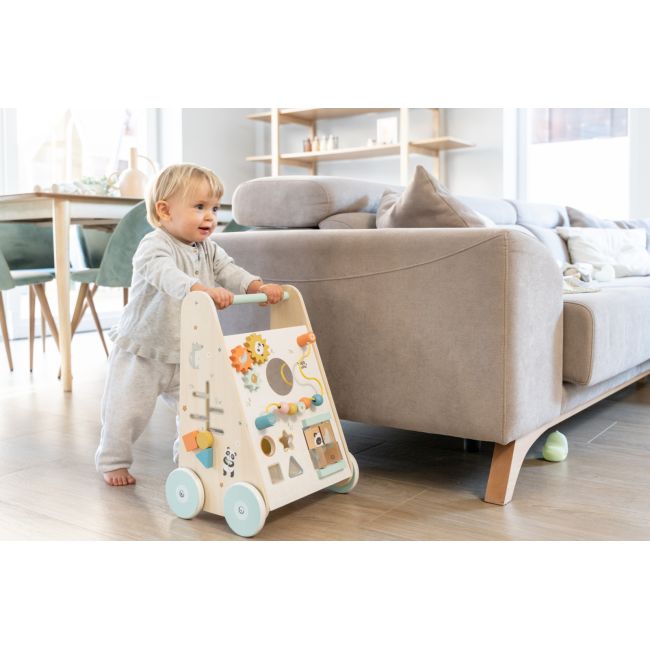 Antemergator Premergator Din Lemn Fsc Cu Activitati, Saro Baby Pjb3355