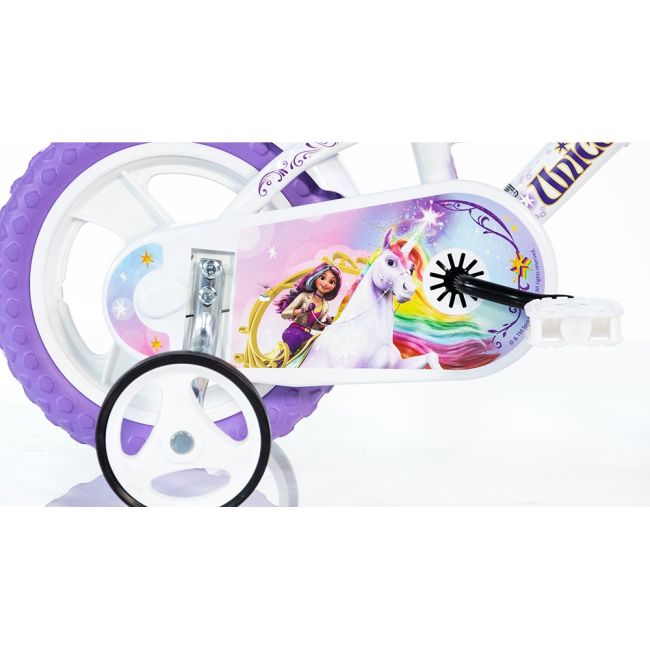 Bicicleta copii dino bikes 12' unicorn academy hubdb-612gl-ua