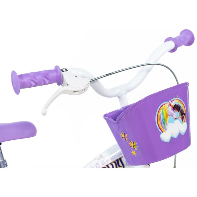 Bicicleta copii dino bikes 12' unicorn academy hubdb-612gl-ua