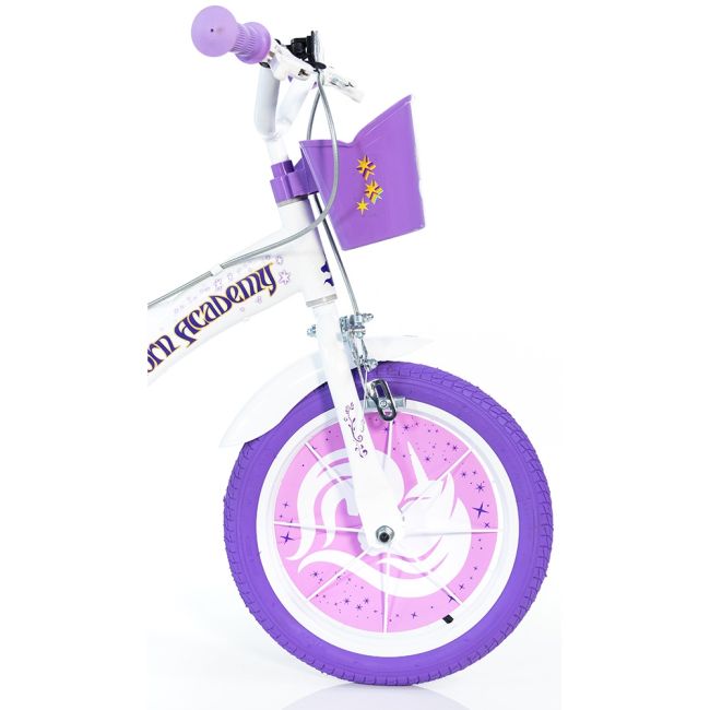 Bicicleta copii dino bikes 16' unicorn academy hubdb-616g-ua