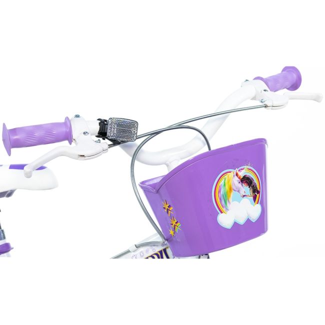 Bicicleta copii dino bikes 16' unicorn academy hubdb-616g-ua