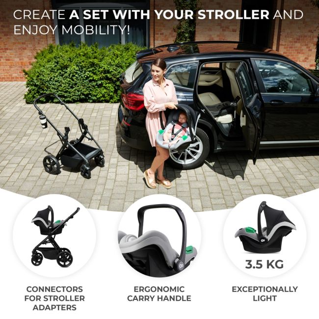 CARUCIOR KINDERKRAFT NEWLY, 4 IN 1, MOONLIGHT GREY VIVKSNEWL00GRY400I