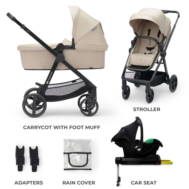 CARUCIOR KINDERKRAFT NEWLY, 4 IN 1, SAND BEIGE VIVKSNEWL00BEG400I
