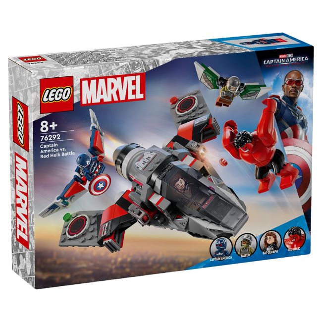 LEGO MARVEL SUPER HEROES BATALIA DINTRE CAPITANUL AMERICA SI HULK ROSU 76292 VIVLEGO76292
