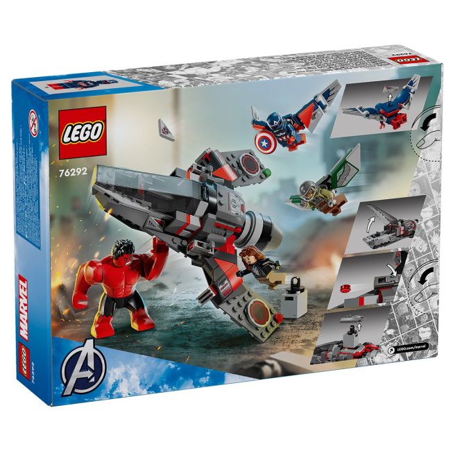 LEGO MARVEL SUPER HEROES BATALIA DINTRE CAPITANUL AMERICA SI HULK ROSU 76292 VIVLEGO76292