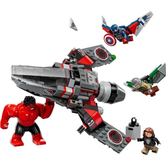 LEGO MARVEL SUPER HEROES BATALIA DINTRE CAPITANUL AMERICA SI HULK ROSU 76292 VIVLEGO76292